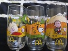 Mcdonald s Peanuts Camp Snoopy Collection Set Of 3 Glasses 1965   1971