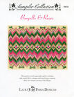 Bargello And Roses Needlepoint Pattern Laura J Perin Sampler Collection Sm051