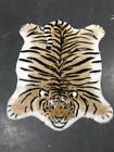 Tiger Print Rug Faux Animal Cow Hide Cute Floor Mat Non Slip Carpet 90x110cm