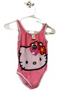 Hello Kitty One Piece Swimsuit Girls M 7 8 Hawaii