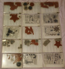 Lot Of 15 Stampin  Up  Cling   Rubber Stamp Sets - Card Making scrapbooking  2