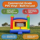 Inflatable Bounce House Commercial Kids Rainbow Jumper Castle With Blower