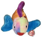 Ty Beanie Buddy Large Plush Lips The Fish  13 Inch  New Mwmts Stuffed Animal Toy