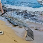 Stainless Steel Sand Sieve Foldable Beach Shark Tooth Sieve Field Supplies Beach