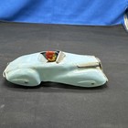 1930 s Marx Wyandotte 6  Pressed Steel Streamline Blue Roadster Coupe Racer  A2a