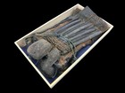Japanese Antique Yoroi Samurai Iron Armor Gauntlets Kote   Edo Period Original