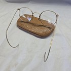 Eye Glasses Artcraft 1 10 12k Gf Ful-vue Vintage Gold Filled W Faux Ostrich Case