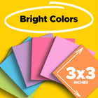 Post-it Super Sticky Notes  3 X 3 In  Assorted Brights  15 Pads