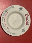 Vintage Coors Beer Ceramic Porcelain Ashtray 6  With 2 Cups Excellent Condition