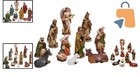 Kurt Adler 6  Nativity Set With 11 Detailed Resin Figures - Holiday Decorations