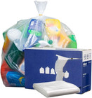32-33 Gallon Trash Bags     1 5 Mil     Clear Heavy Duty Garbage Can Liners     33  X 