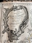 1753 Antique Map Of Russia Finland Sweden     Vaugondy     Hand Colored     1700s