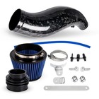 Forged Carbon Fiber Cold Air Intake Pipe Filter Kit For 92-00 Honda Civic Eg Ek