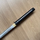 Stlfrce-41 33  Black Katana Sword -handmade Carbon Steel For Display