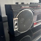 Rare Vintage Sharp Boombox Wq-276 Stereo Radio Cassette Recorder With Manual