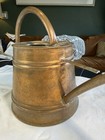 Turkish Solid Copper Hand Hammered Watering Can Farmhouse Vintage Made In Turkey