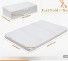 1 5 Inch Memory Foam Foldable Mattress  Mattress  trifold Mattress  Waterproof