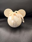 2025 Disney Parks Mickey Mouse Empty Ornament Box Gold Christmas