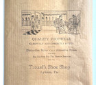 1920s Troxel s Shoe Shop Quality Footwear Lykens Pa Wrapping Paper Unused 12x18 