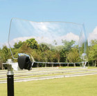 Maxshield Football Visor Clear Anti-fog   Clips Fits Shoc Hardware Speedflex F7