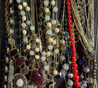 1 -2 Lb Lot Of Used Costume Jewelry Vintage To Modern Wearable 15-20 Pieces