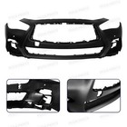 Front Bumper Upper Lower Grille Fog Lights For 2018-2024 Infiniti Q50 Q50s Sport