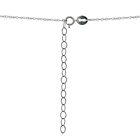 Sterling Silver Graduated Triple Ball Bead Drop Necklace