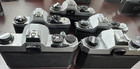 Pentax 35mm Film Slr Cameras Lot Of 5pcs  All Different Models For Parts