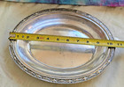 Vintage Reed   Barton Hotel Statler Silver Soldered Oval Serving Dishes Set