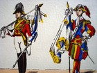 Vintage French Military Imagerie Pellerin D epinal Pochoir Blank Cards Invu