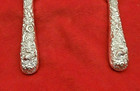 Repousse By Kirk Custom Made Sterling Handle Asparagus   Tomato Servers