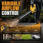 Cordless Leaf Blower For Dewalt 20v Max Battery  480 Cfm   130 Mph Brushless Dus