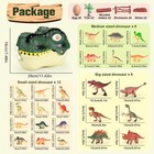 Dinosaur Toys For Kids 3-6 45pcs Realistic Jurassic Dinosaurs Figures With Eggs