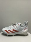 Size 12 5-men   s Adidas Adizero Electric Football Cleats White orange Jh8177 New