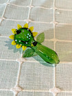 4  Premium Glass Hand Pipe Bowl Piece Bees Sunflower