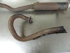 1999 Yamaha Warrior 350 Yfm350x Aftermarket Muffler   Stock Front Exhaust Pipe