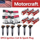 6pc Genuine Motorcraft Ignition Coil   Spark Plug For Ford F150 3 5l Dg549 Sp580
