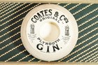 Coates   Co Gin Antique Advertising Match Striker Holder Tobacciana Barware