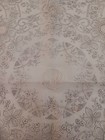 Vintage Hanky Handkerchief Appenzell Embroidered Wedding Bridal Pale Gray Lace E