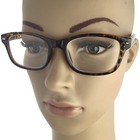 Reading Glasses No Line Progressive Clear Lens Retro Frame New Bifocal   - 0 50