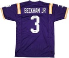 Sale  Lsu Tigers Odell Beckham Jr  Signed Purple Jersey Beckett Witness