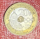 1994 France 20 Francs Bimetallic Coin Bi-metal Km 1036 Circulated