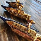 Saxophone Metal Mouthpiece Gold Plated Alto Tenor Soprano Sax Mouthpiece 2026