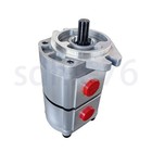 Two-section Hydraulic Gear Pump Pgp51088g3lp For Agt Skid Steer Loader Ktt23 New