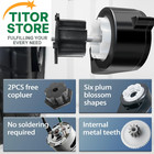 2pcs High Speed 24v Rs555 35000rpm Fast Steel Gears Motor Gearbox For Black 