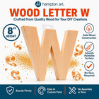 Wood Letter Chunky 8  W  Wooden Letters  Wood Letters  Wooden Letters Wall Decor