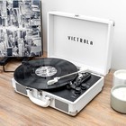 Victrola Journey  Suitcase Record Player - White