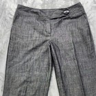 Vintage Cato Pants Womens 14 Gray High Rise Wide Leg Trouser Stretch Office