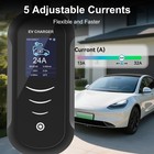 Level 2 Ev Charger  wifi  240v 32a 25ft Portable Charger For J1772 Evs Portable