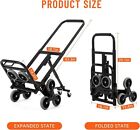 Heavy Duty Stair Climbing Cart 330 Lbs Capacity Hand Truck Dolly W 10 Wheels